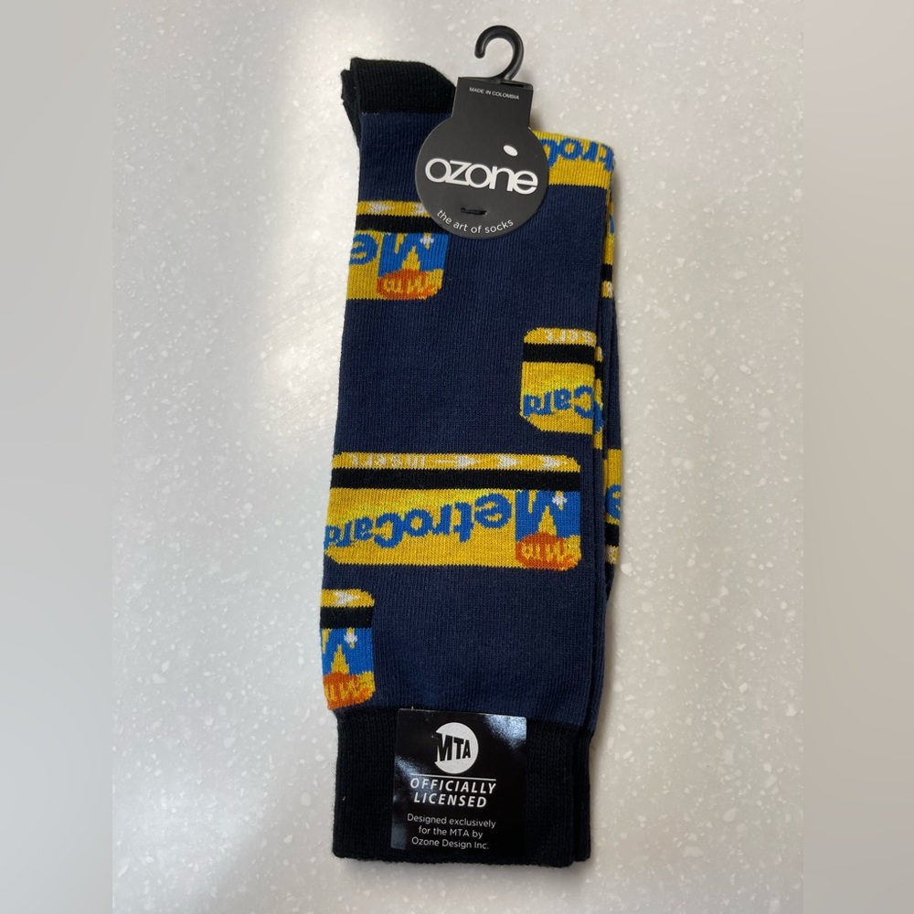 Ozone MTA metrocard socks